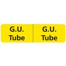 G. U. Tube Identification Labels, 3" x 7/8"