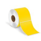 Thermal Transfer Labels, Yellow Brite, 4.0" x 6.0"
