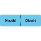 Dilaudid, I.V. Line Identification Label, 3" x 7/8"