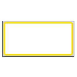 Buy Zebra Direct Thermal Labels 3x2core in Yellow Color