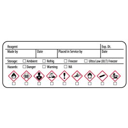 Reagent GHS Label, 3